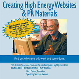 Creating High Energy Websites & PR Materials cover